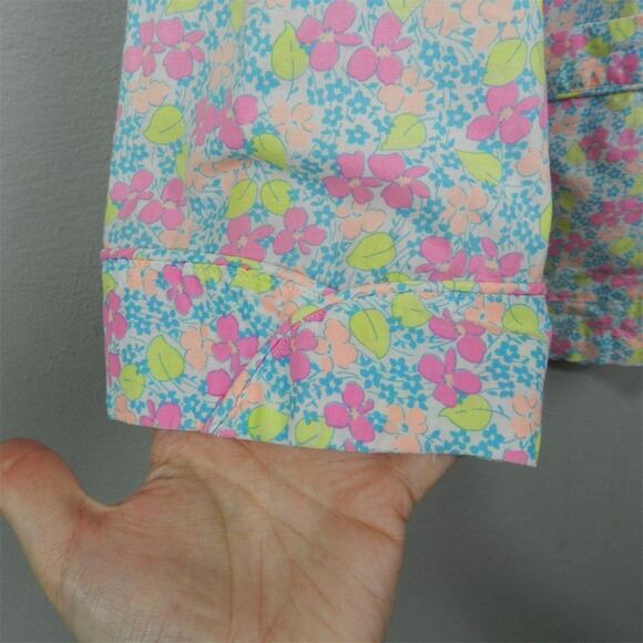 Victoria's Secret Womens Floral Pajama Top Multicolor Size XL‎ Button Up - Picture 9 of 15